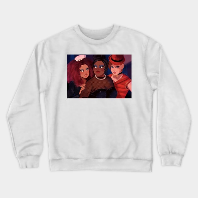 Glee Rocky Horror Crewneck Sweatshirt by curiousquirrel